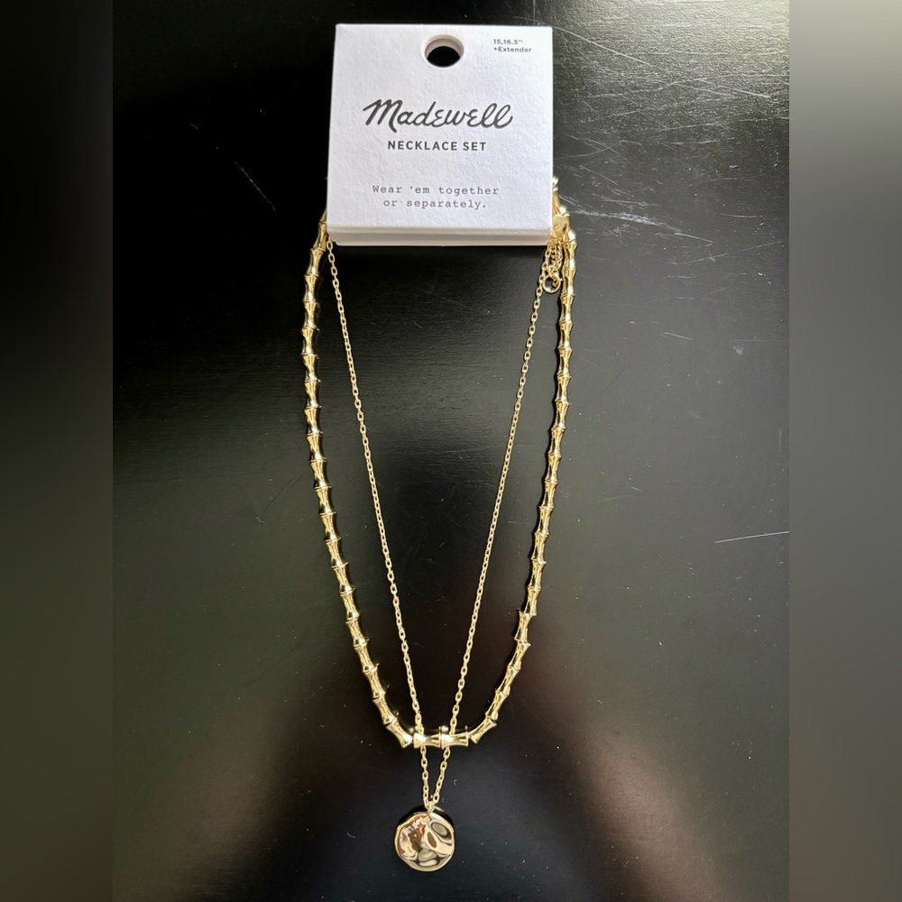 New Madewell Necklace Set